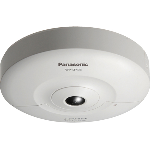 Panasonic 360° dome network camera with double panorama